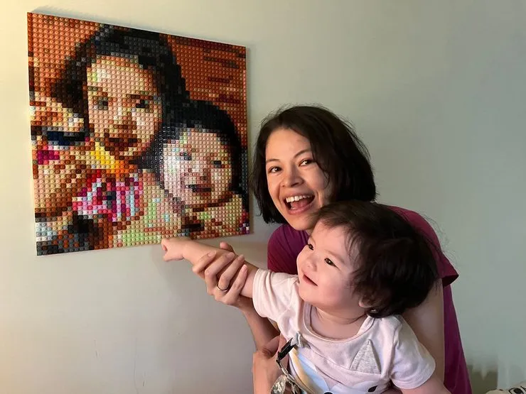 Celebrity Ke Nianxuan & Her Two Daughters