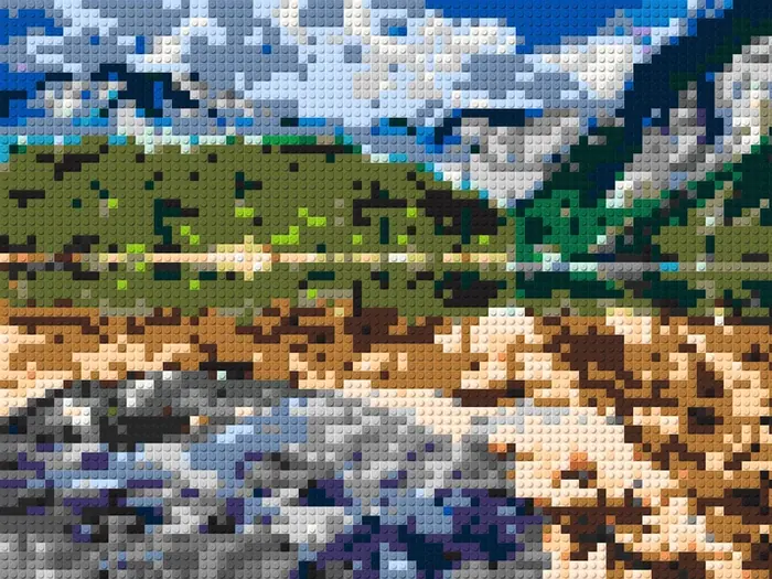 Einzug-Geschenk, Beispiel: ein Foto als Steinbild