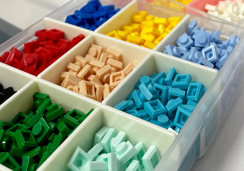 長持ちするブロックモザイクのディスプレイ — BrickNet 品質